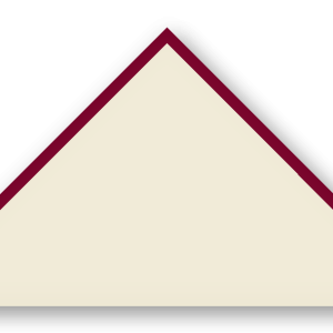 Foulard scout Ecru CC07 Biais Bordeaux
