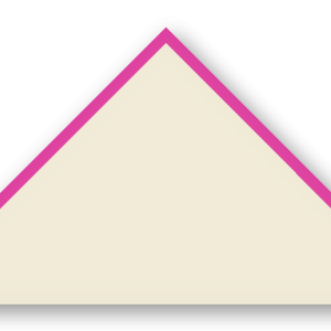 Foulard scout Ecru CC07 Biais Fuchsia