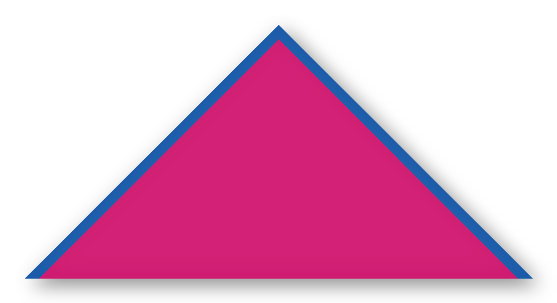 Foulard scout Fuchsia CC40 Biais Bleu Roi