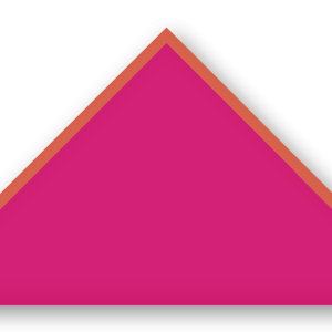 Foulard scout Fuchsia CC40 Biais Corail