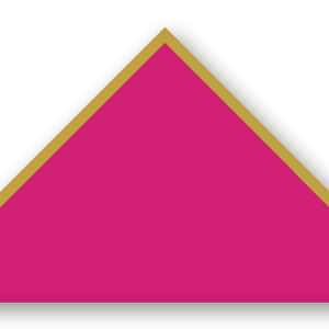 Foulard scout Fuchsia CC40 Biais Dore