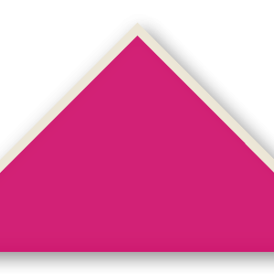 Foulard scout Fuchsia CC40 Biais Ecru