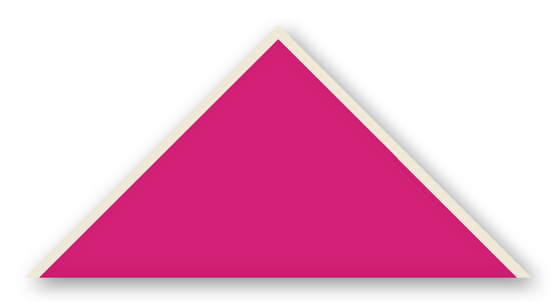 Foulard scout Fuchsia CC40 Biais Ecru Naturel