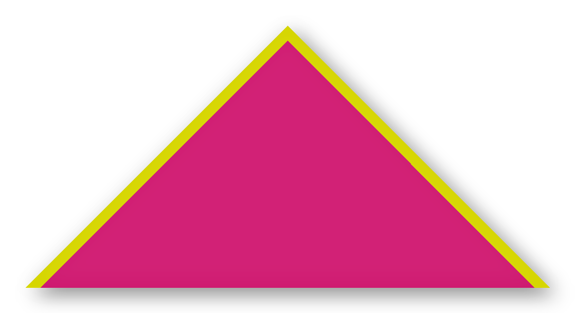 Foulard scout Fuchsia CC40 Biais Jaune Citron