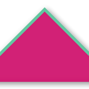Foulard scout Fuchsia CC40 Biais Menthe