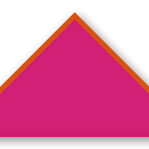 Foulard scout Fuchsia CC40 Biais Orange