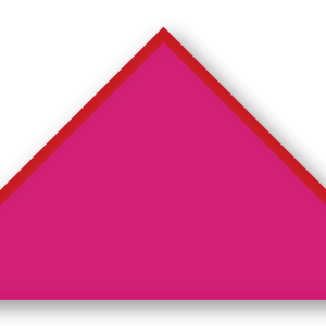 Foulard scout Fuchsia CC40 Biais Rouge
