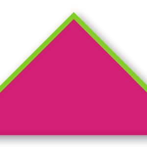 Foulard scout Fuchsia CC40 Biais Vert Anis