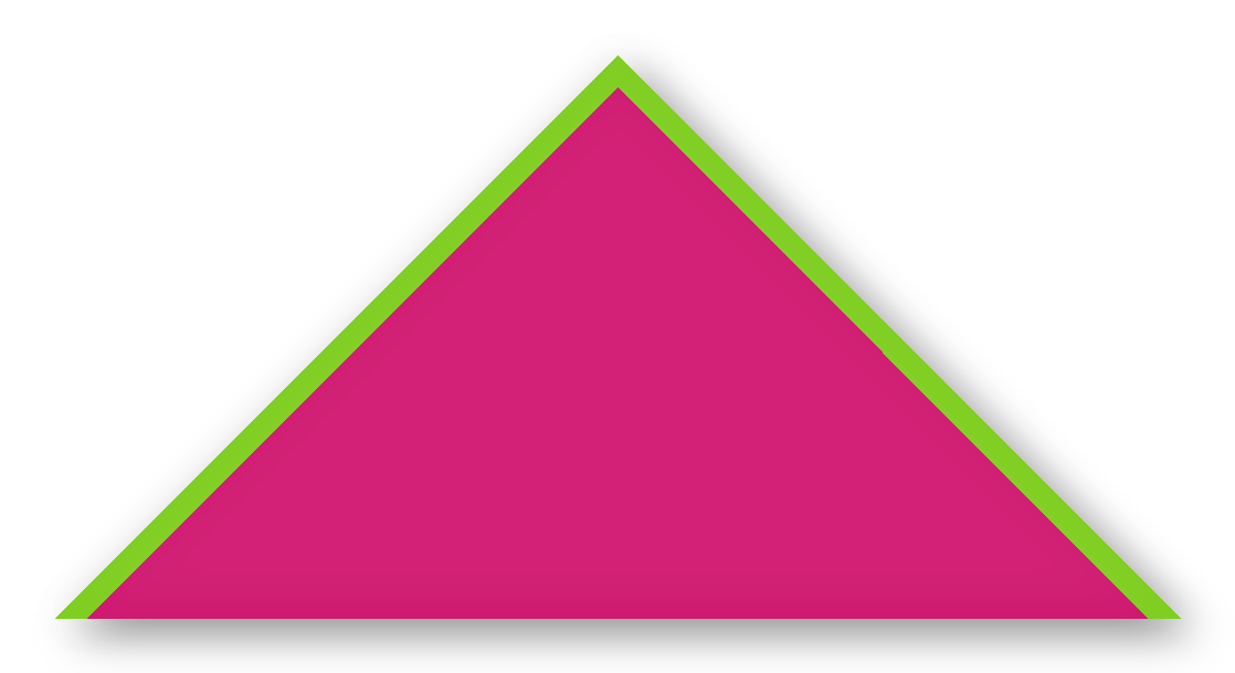 Foulard scout Fuchsia CC40 Biais Vert Anis