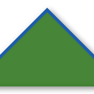 Foulard scout Gazon CC31 Biais Bleu Roi
