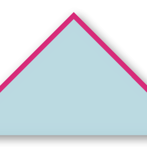 Foulard scout Glace CC15 Biais Rose Vif
