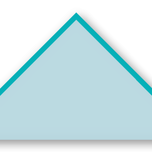 Foulard scout Glace CC15 Biais Turquoise
