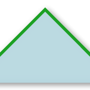 Foulard scout Glace CC15 Biais Vert Prairie