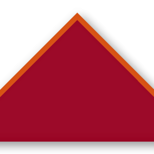 Foulard scout Grenat CC18 Biais Orange