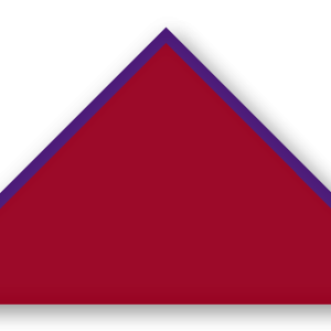 Foulard scout Grenat CC18 Biais Violet