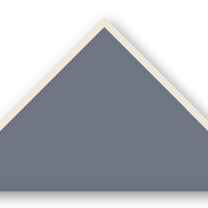 Foulard scout Gris Bleute CC03 Biais Ecru Naturel