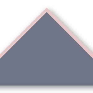 Foulard scout Gris Bleute CC03 Biais Rose Pale