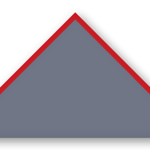 Foulard scout Gris Bleute CC03 Biais Rouge