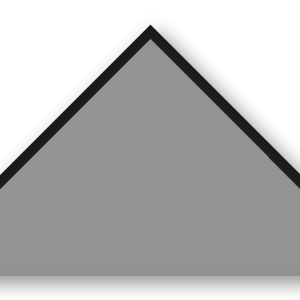 Foulard scout Gris CC04 Biais Noir