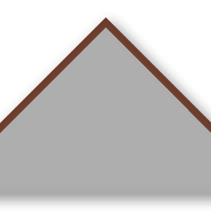 Foulard scout Gris Biais Marron