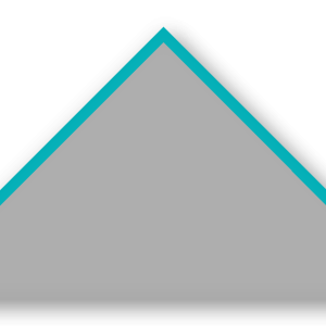 Foulard scout Gris Biais Turquoise
