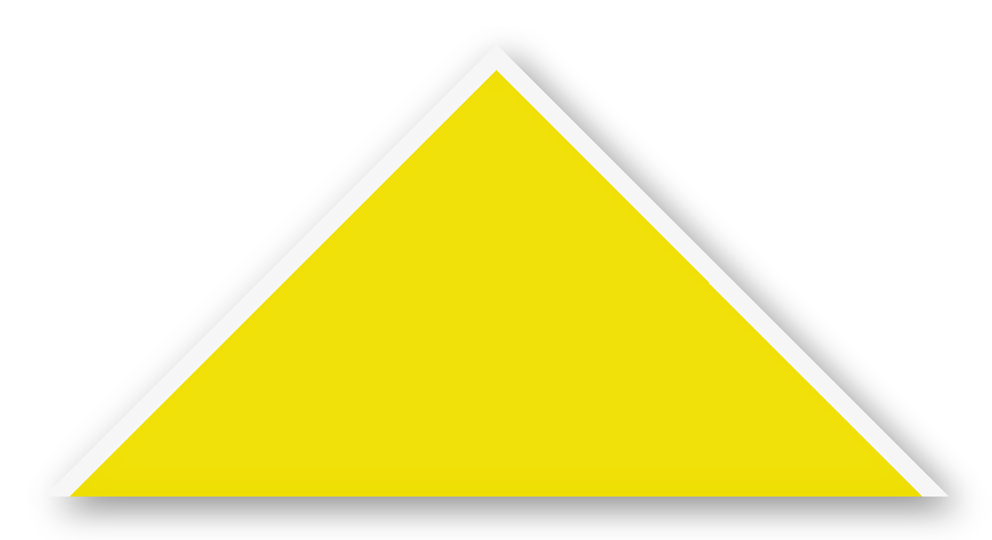 Foulard scout Jaune CC28 Biais Blanc