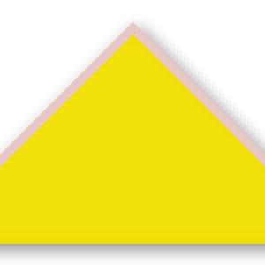 Foulard scout Jaune CC28 Biais Rose Pale
