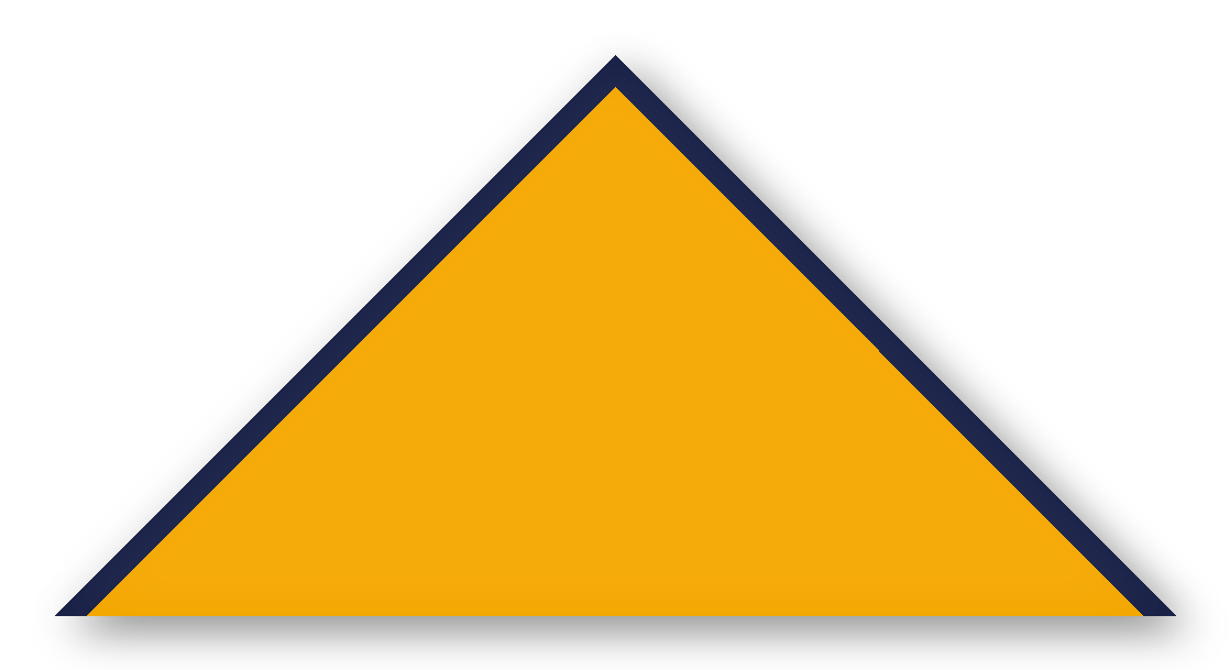 Foulard scout Jaune Biais Bleu Marine