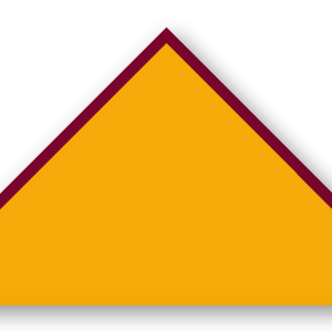 Foulard scout Jaune Biais Bordeaux