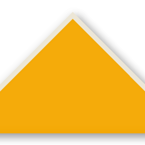 Foulard scout Jaune Biais Ecru