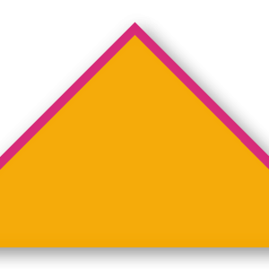 Foulard scout Jaune Biais Rose Vif