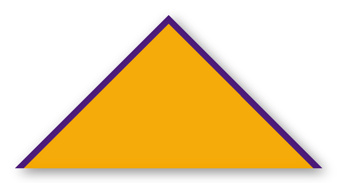 Foulard scout Jaune Biais Violet
