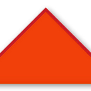 Foulard scout Mandarine Biais Rouge