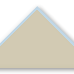 Foulard scout Naturel Chine CC38 Biais Bleu Glacier