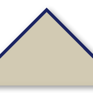 Foulard scout Naturel Chine CC38 Biais Bleu Nuit