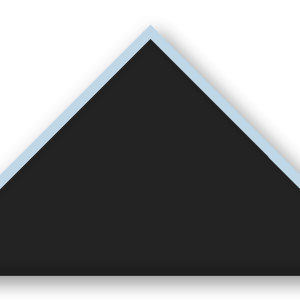 Foulard scout Noir CC01 Biais Bleu Glacier