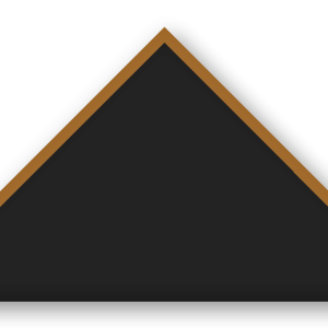 Foulard scout Noir CC01 Biais Caramel