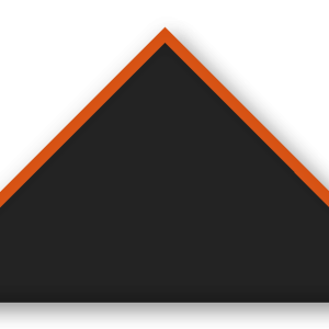 Foulard scout Noir CC01 Biais Orange