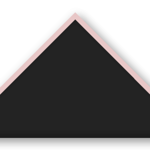 Foulard scout Noir CC01 Biais Rose Pale