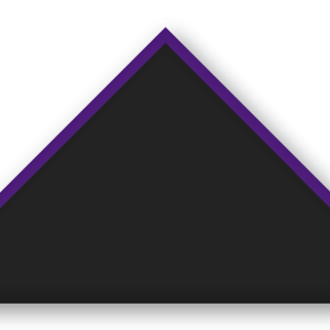 Foulard scout Noir CC01 Biais Violet