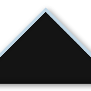 Foulard scout Noir Biais Bleu Glacier