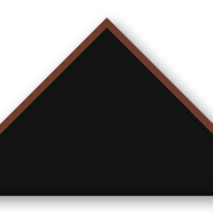 Foulard scout Noir Biais Marron