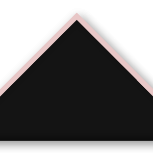 Foulard scout Noir Biais Rose Pale