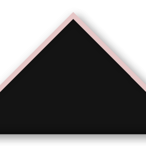 Foulard scout Noir Biais Rose Quartz