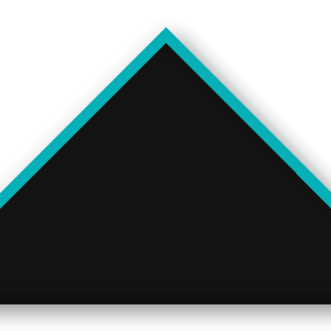 Foulard scout Noir Biais Turquoise