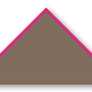 Foulard scout Noix Biais Rose Vif