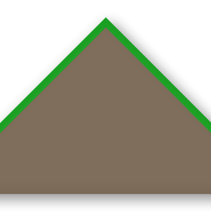 Foulard scout Noix Biais Vert Prairie