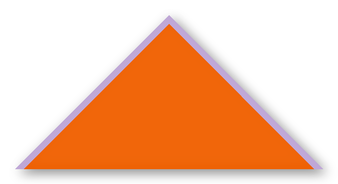 Foulard scout Orange CC24 Biais Lilas
