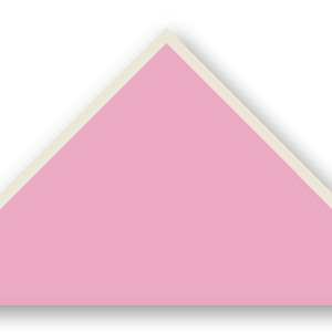 Foulard scout Rose Bonbon Biais Ecru