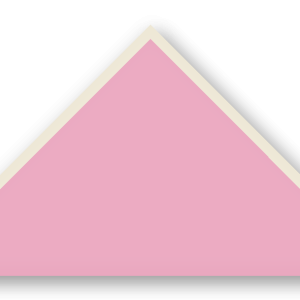 Foulard scout Rose Bonbon Biais Ecru Naturel